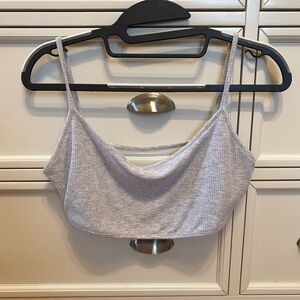 Garage Gray Bralette Top